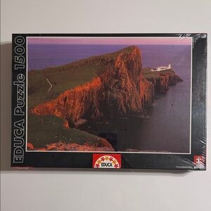 EDUCA. 1500-Piece Puzzle - Scenic Cliff View. Skye Island, Scotland 85X60cm
